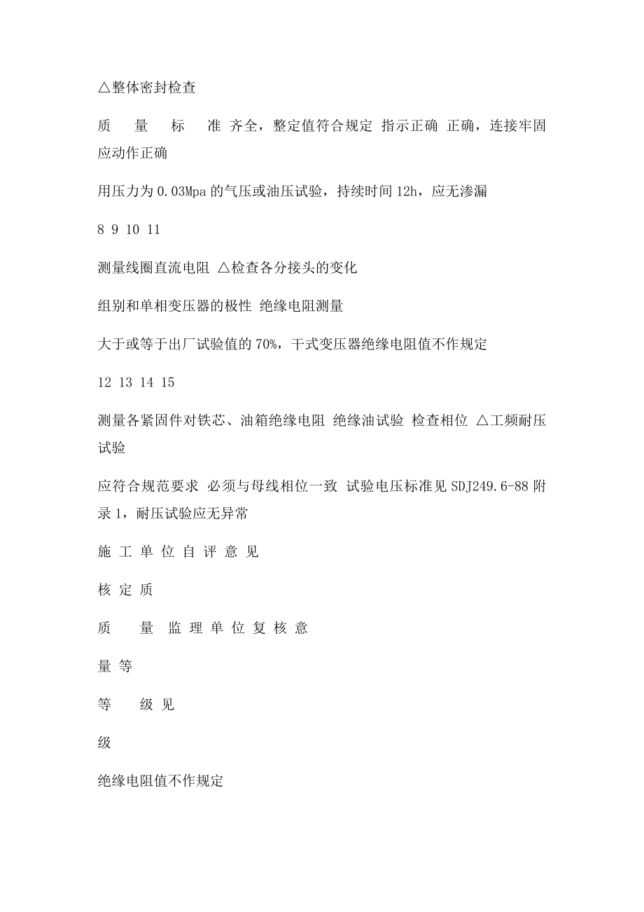 电力工程单元工程质量评定表.docx_第3页