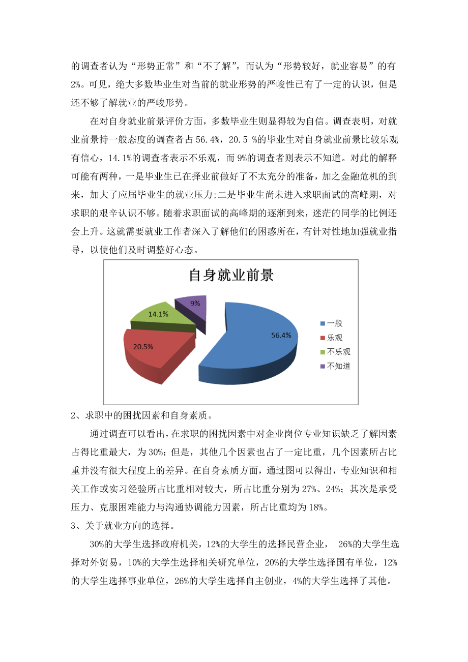 关于大学生就业意向的调查报告.doc_第2页