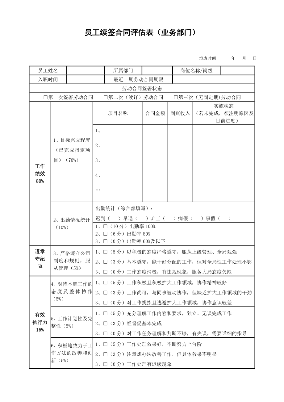 员工续签合同评估表.doc_第3页