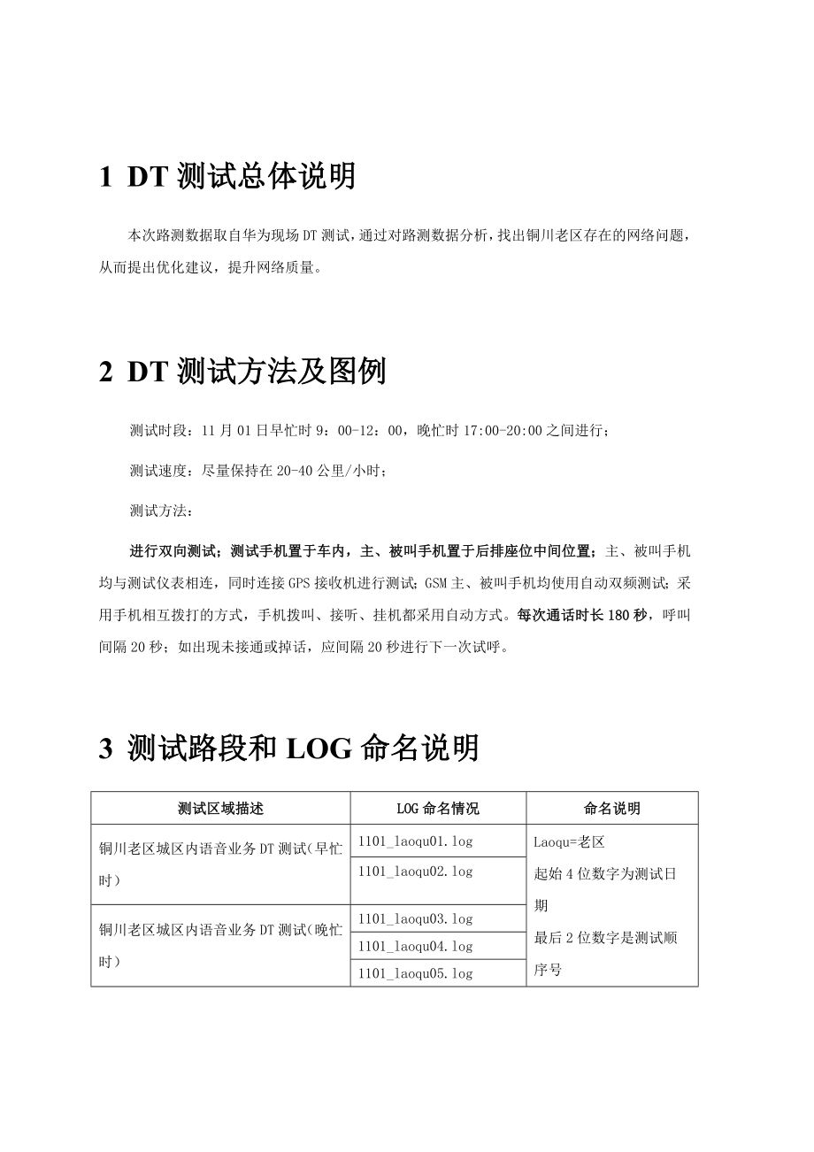 铜川移动GSM系统DT路测报告1101.doc_第3页