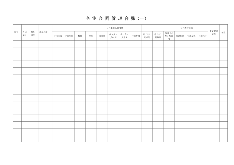 合同管理台账.doc_第1页