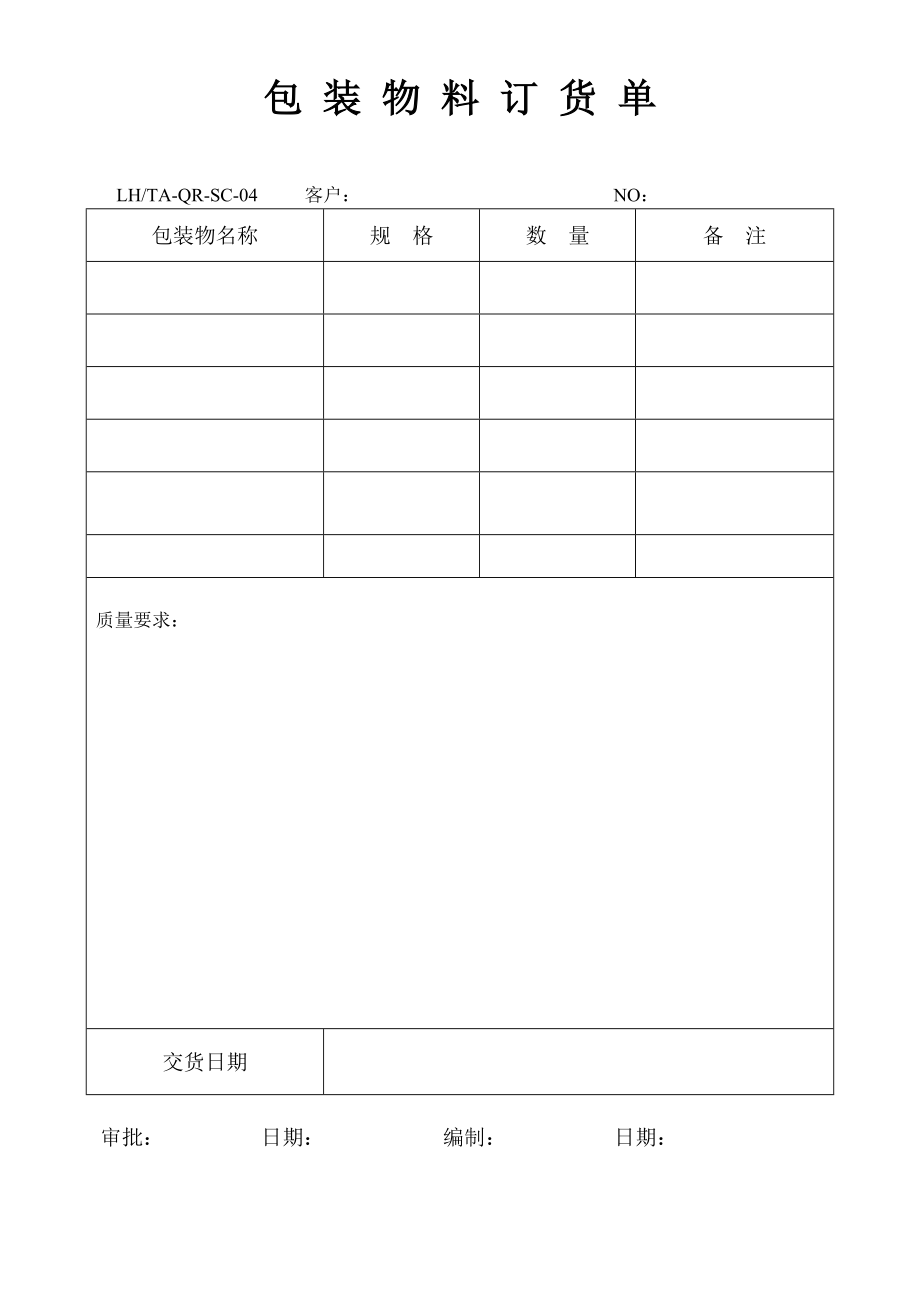 LHTAQRSC04包装物料订货单.doc_第1页