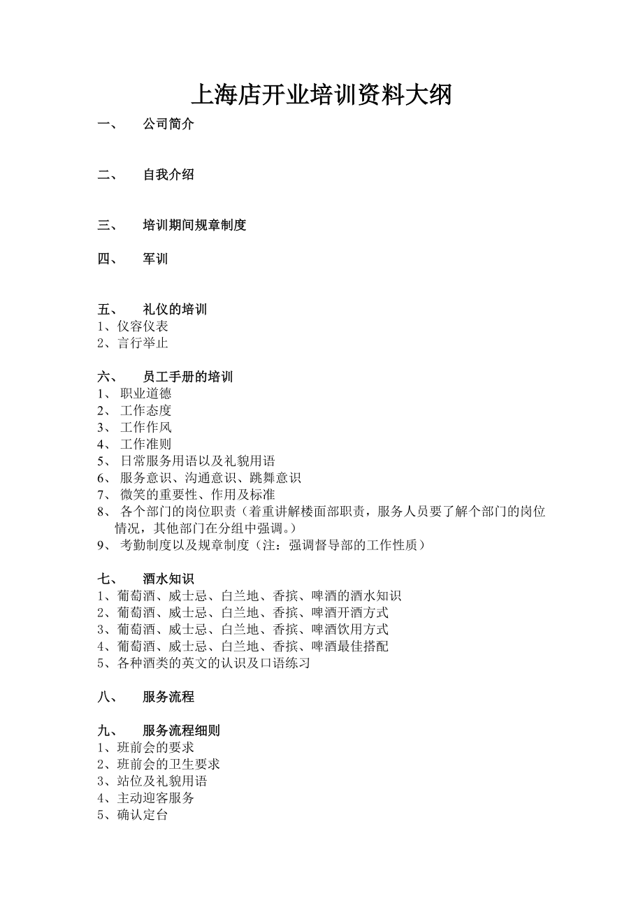 (搜浩八八酒吧)服务员培训资料.doc_第1页