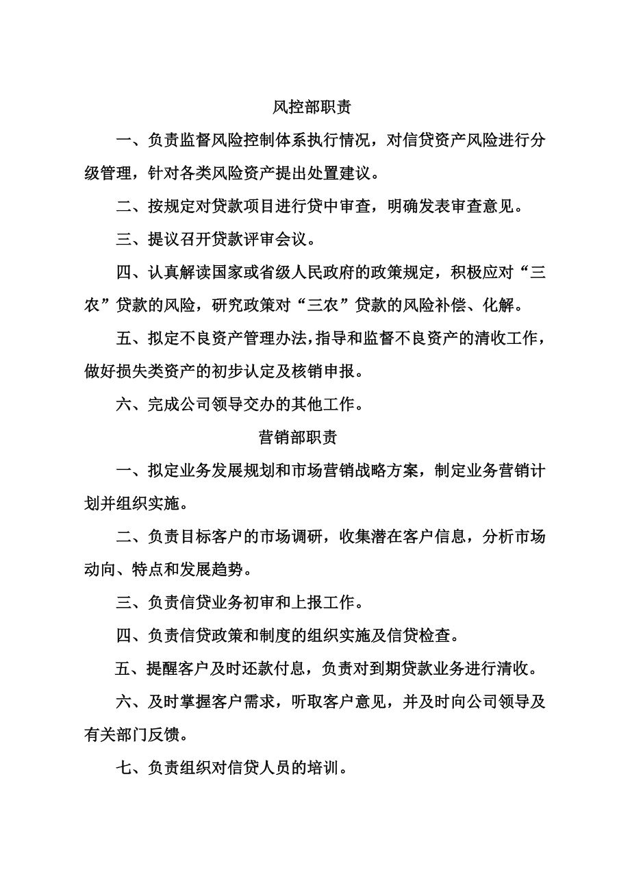 小额贷款公司总经理职责.doc_第2页