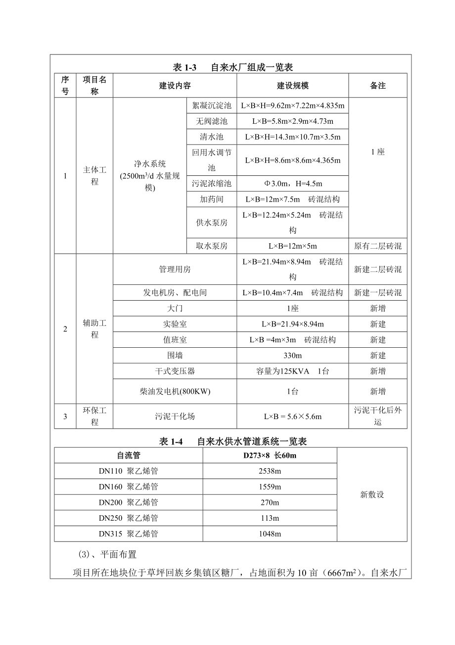 环境影响评价全本公示1643桂林市雁山区草坪回族乡给水系统改造项目环境影响报告表审批桂林雁山区城市建设投资有限公司浙江博华环境技术工程有限公司桂林市.doc_第3页