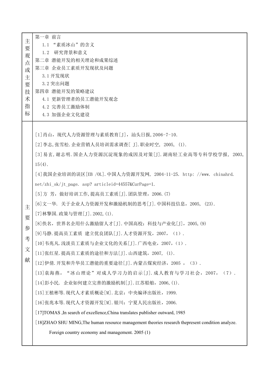 企业员工“素质冰山”开发策略探析毕业论文.doc_第3页