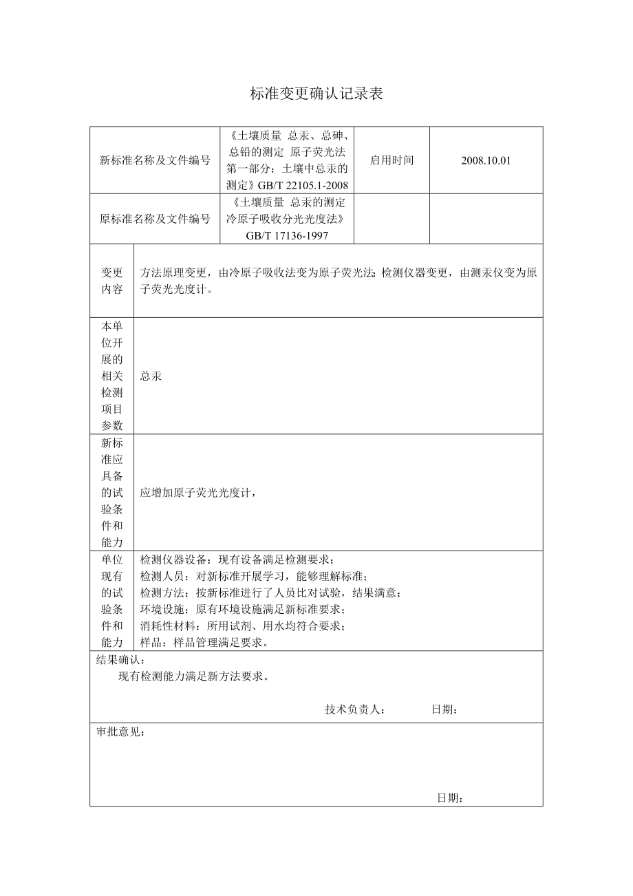 标准变更确认记录表.doc_第2页