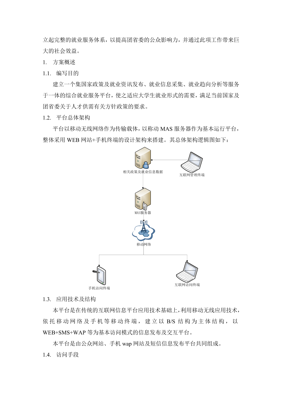 大学生就业信息服务平台项目方案.doc_第3页