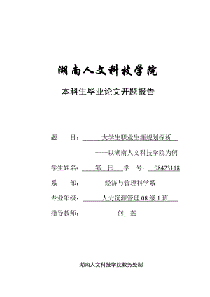 大学生职业生涯规划探析.doc