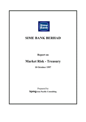 毕博上海银行咨询Sime Bank Market Risk Treasury Report.doc