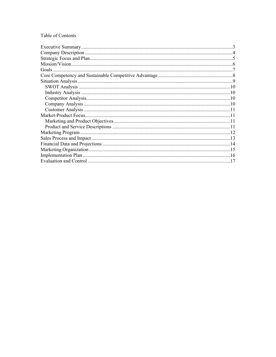 MarketingPlanTemplate.doc_第2页