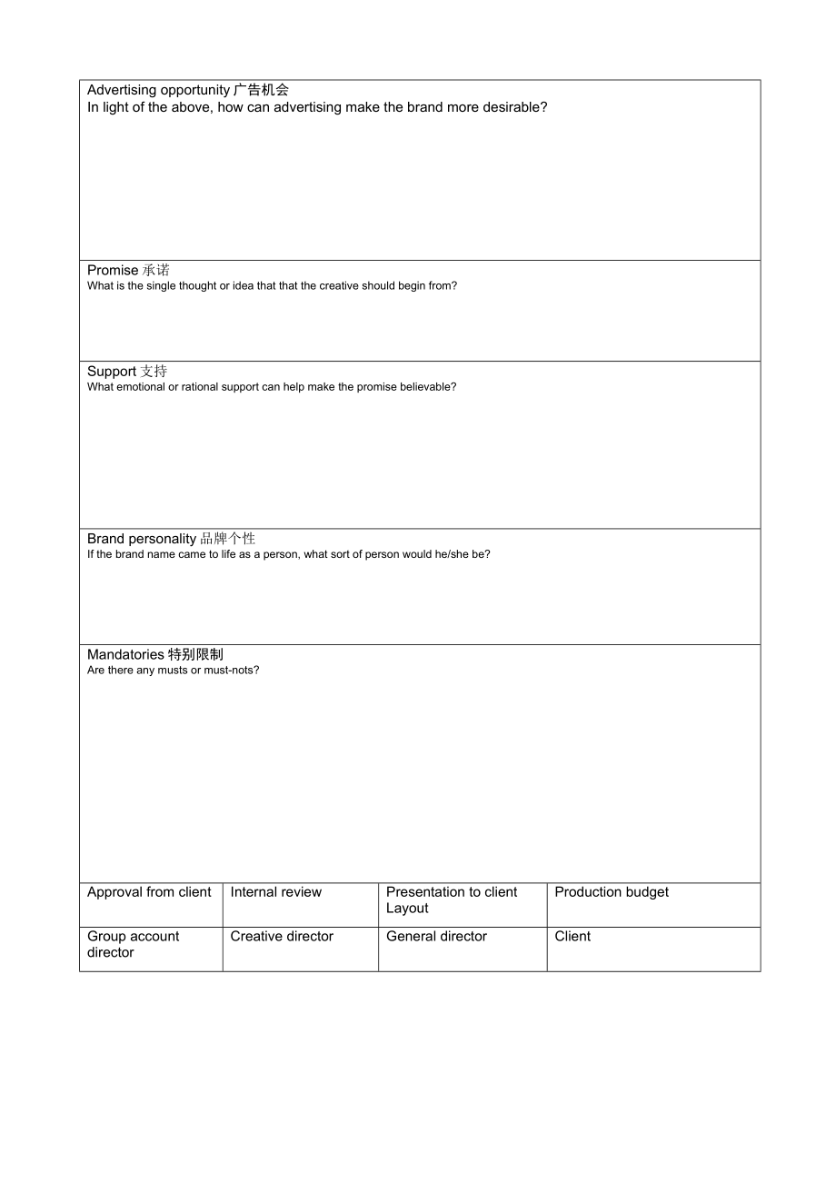 4A广告公司 内部资料 DDBbrief.doc_第2页