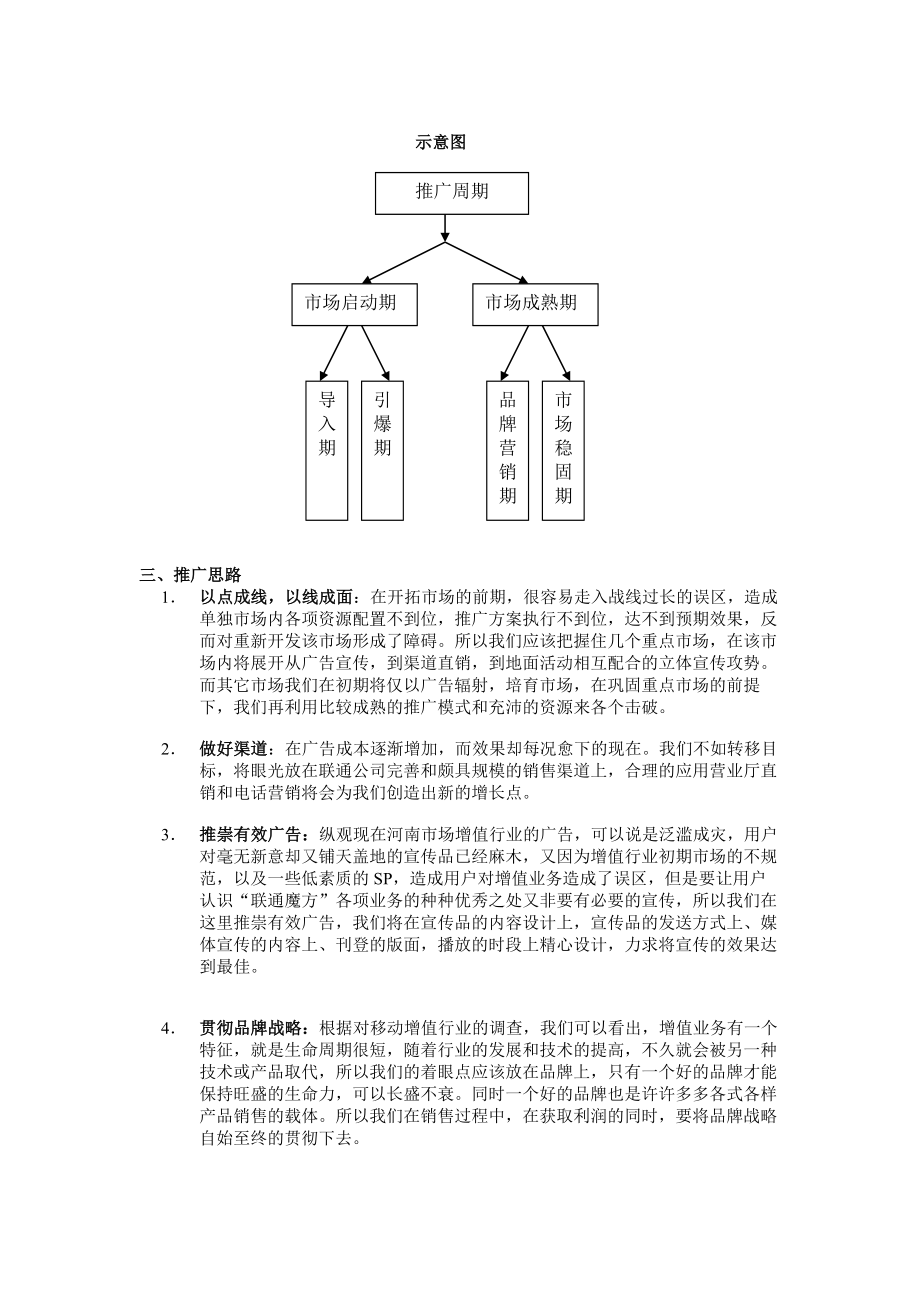 联通魔方市场推广总体思路及前期计划.doc_第3页