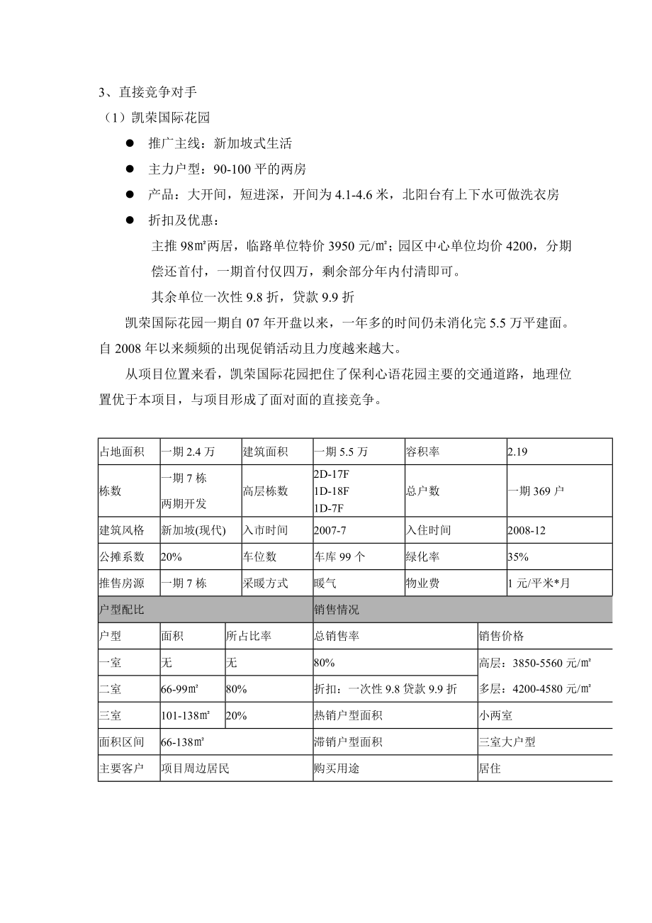 【商业地产】沈阳保利心语花园项目价格定价报告29DOC4月 .doc_第3页