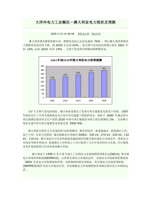 澳大利亚电力市场资料.doc