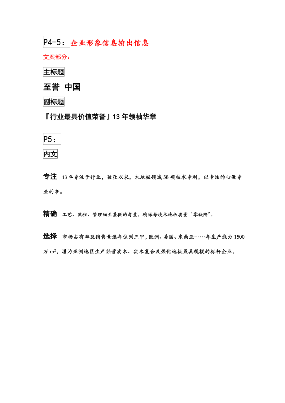 企业品牌及产品形象手册文案.doc_第3页