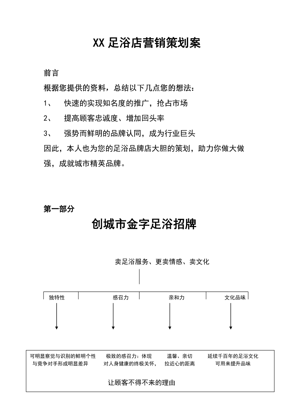 XX足浴店营销策划案.doc_第1页