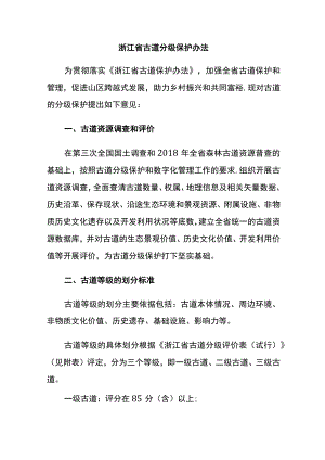 浙江省古道分级保护办法.docx