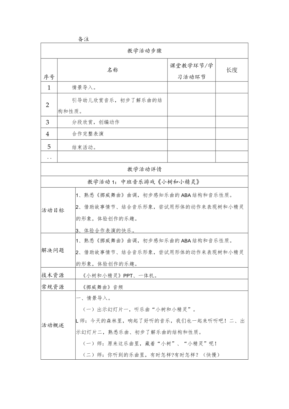 中班音乐活动《挪威舞曲》 教学设计.docx_第2页