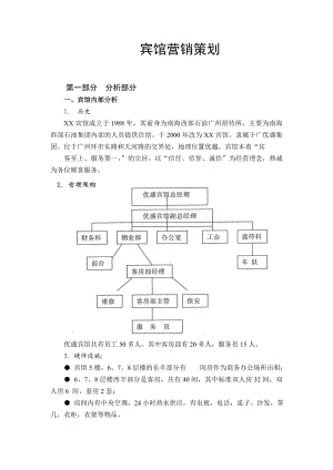 宾馆营销策划.doc