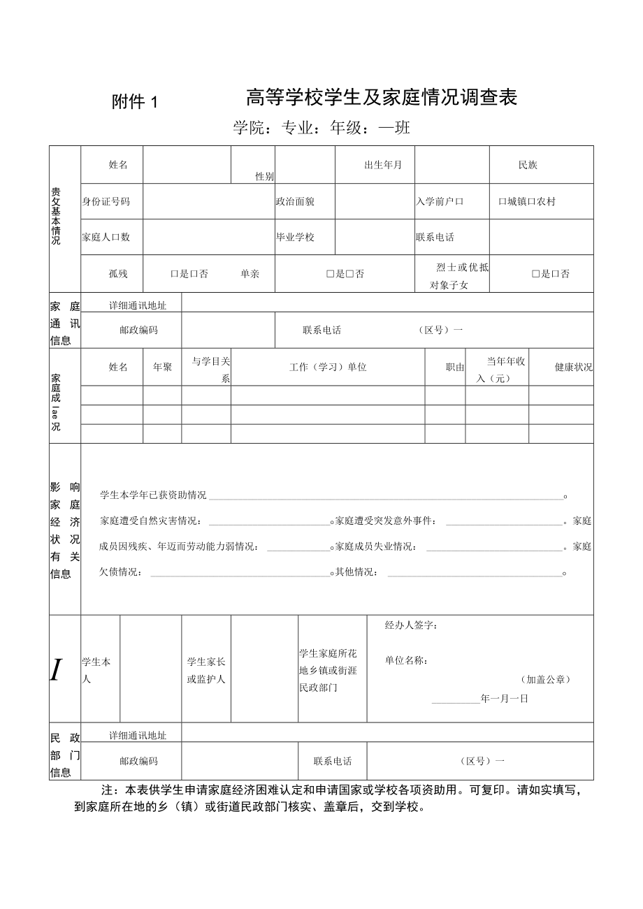 关于开展XX学年度家庭经济困难学生资格认定工作通知.docx_第3页