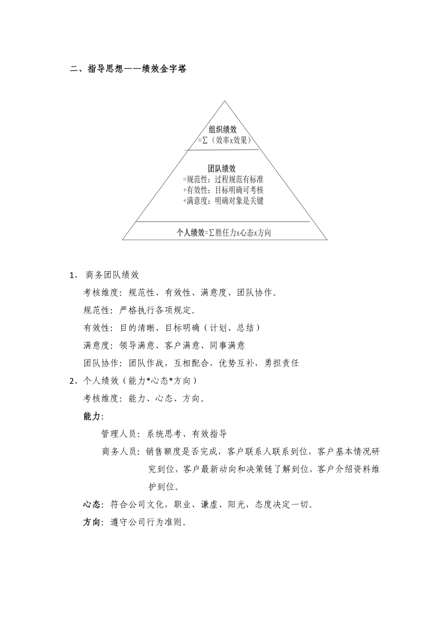 【经典】商务人员业绩提成、考核管理.doc_第2页