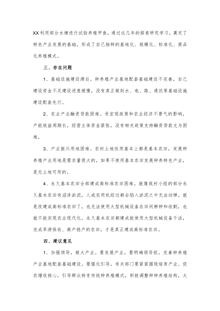 县乡村振兴关于乡村产业振兴的微调研报告.docx_第2页