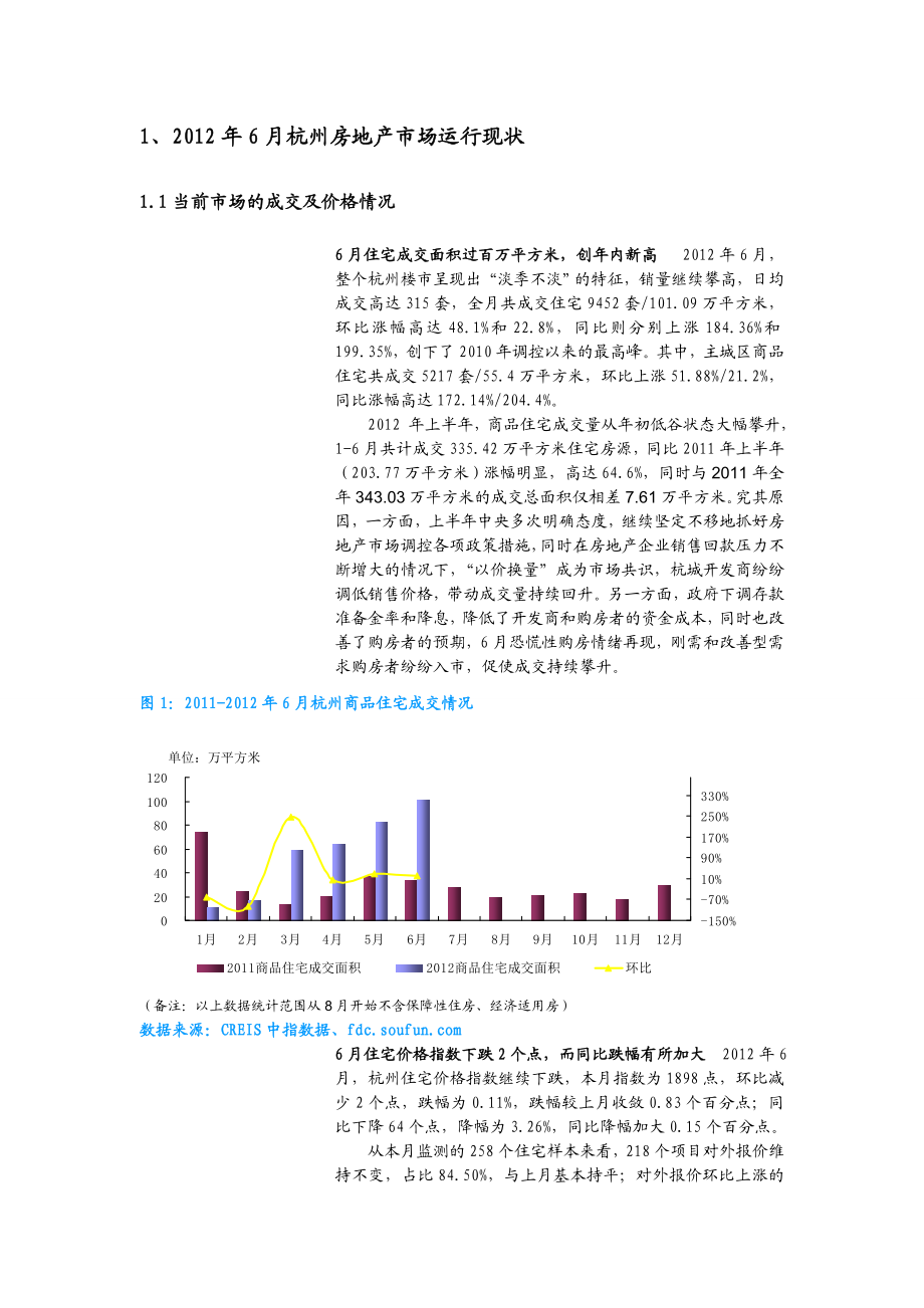 中指研究6月杭州房地产市场分析与预测.doc_第2页