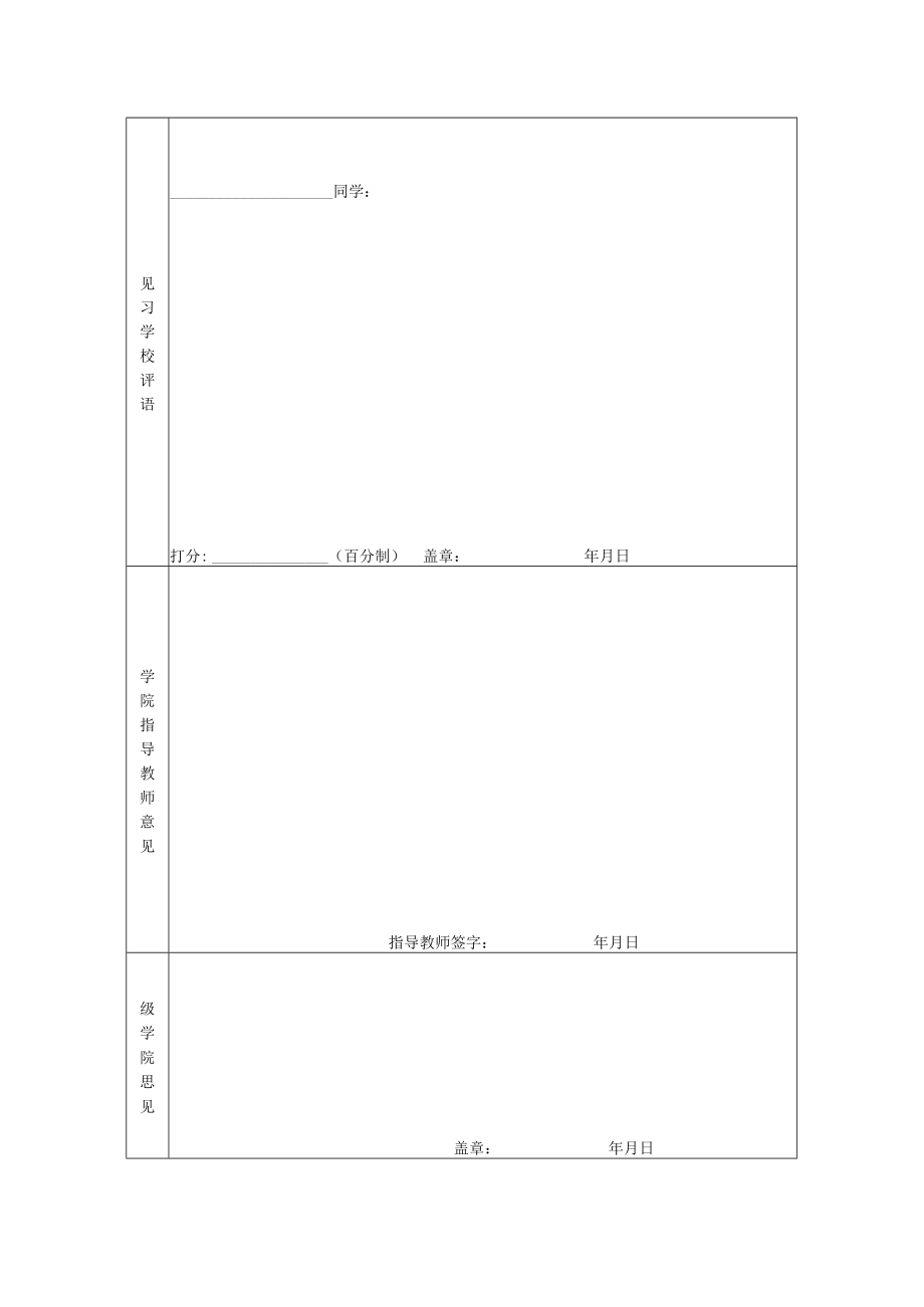 邯郸学院学生见习成绩考核表.docx_第2页