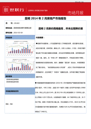 2月昆明市房地产市场报告.doc