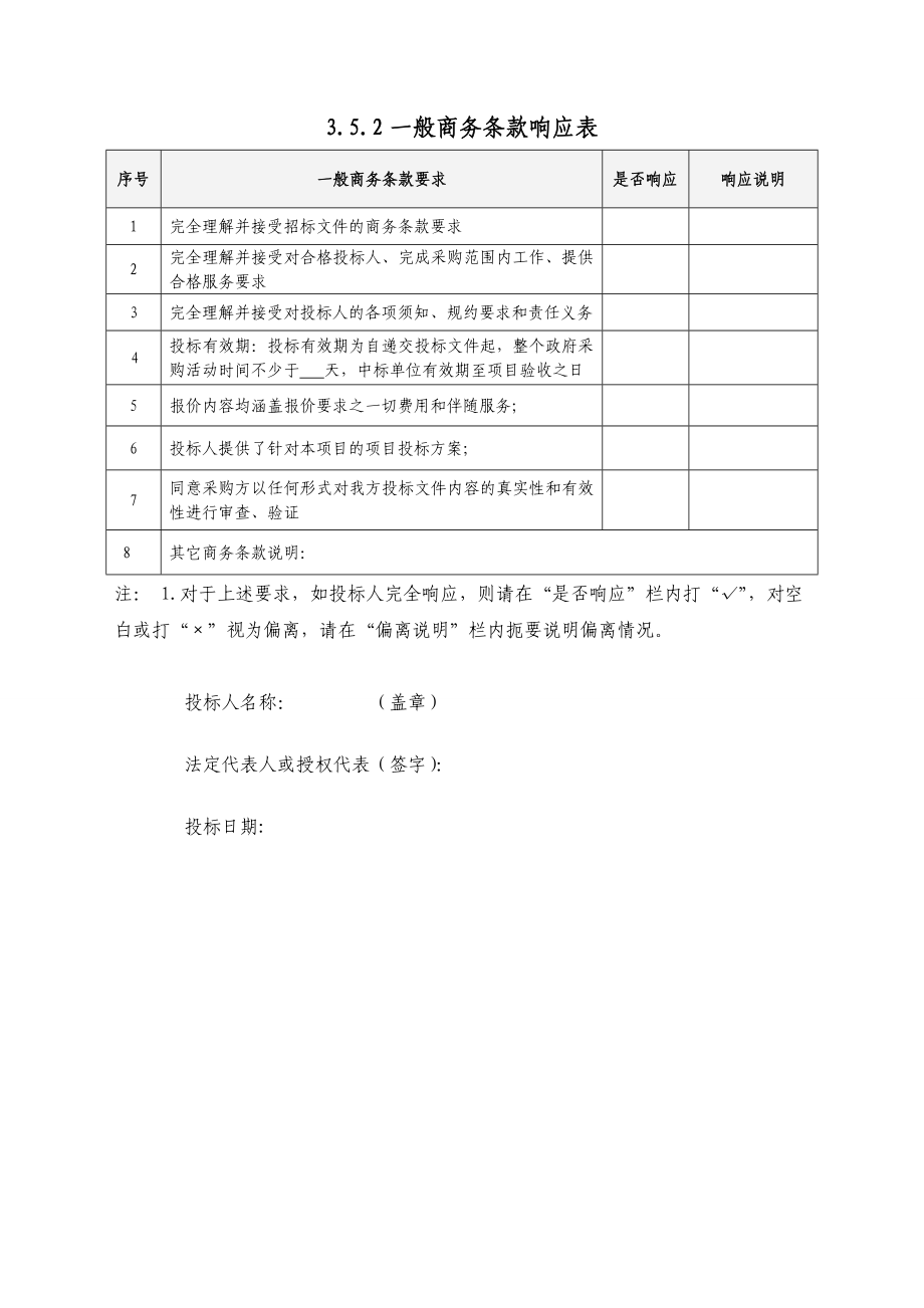 商务条款响应表【直接打印】.doc_第2页