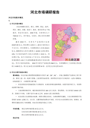 河北省白酒市场调研报告.doc