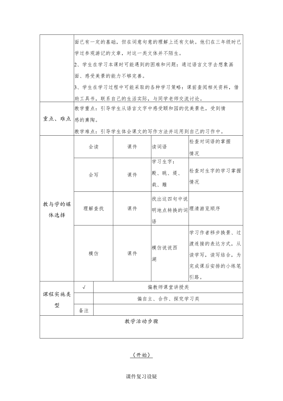 写景游记《颐和园》教学设计.docx_第2页