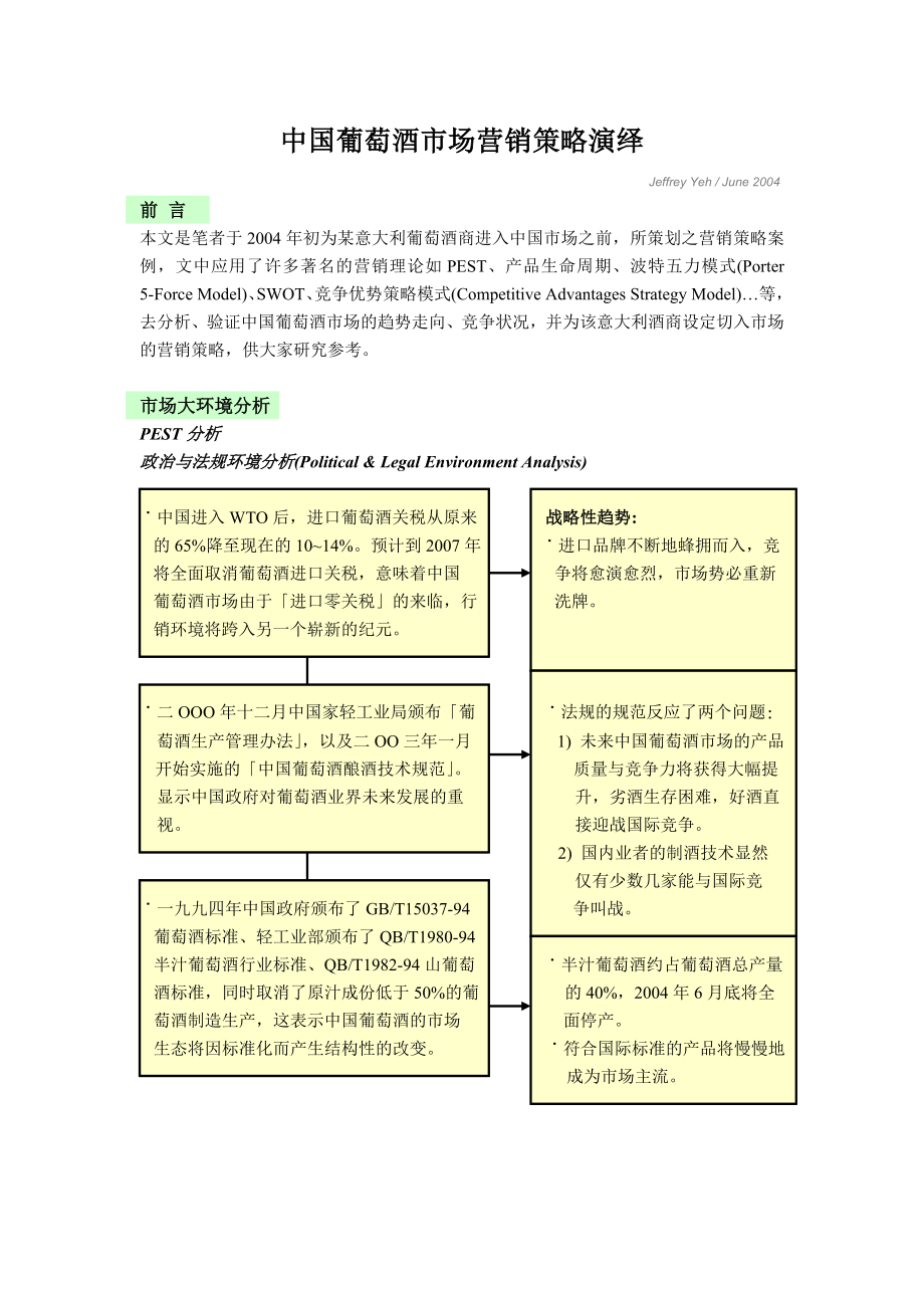 中国葡萄酒市场营销策略演绎.doc_第1页