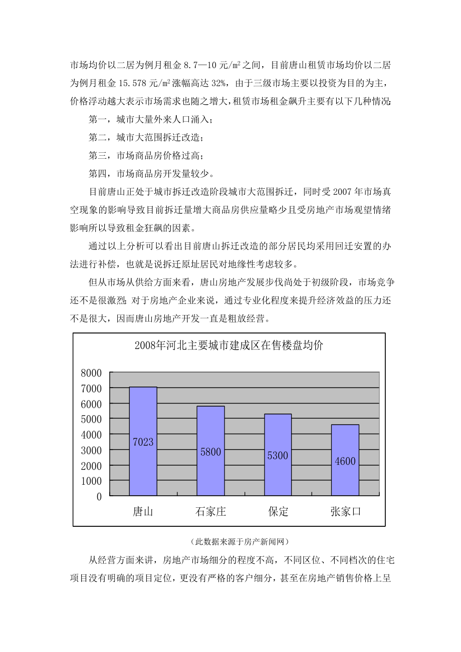 唐山市房地产市场调研报告.doc_第2页