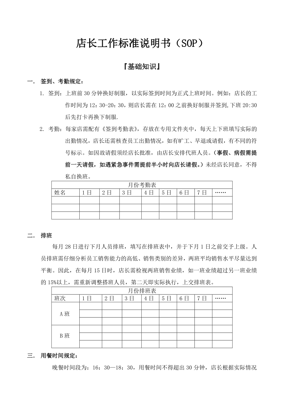 品牌服饰店店长手册.doc_第1页