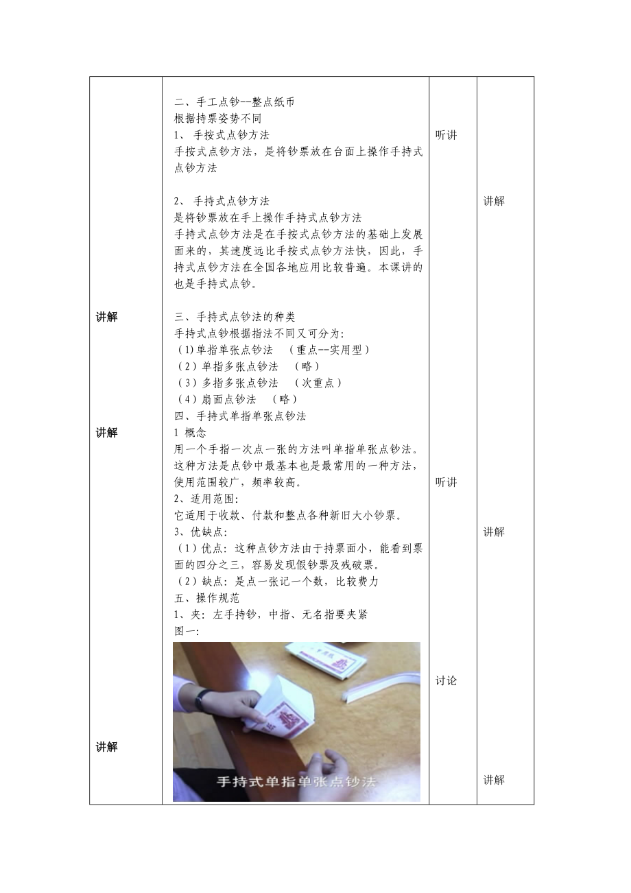 教案手持式单指单张点钞法1.doc_第3页