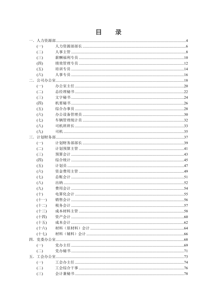 51参考一：某化工企业部门职责与岗位说明书.doc_第2页