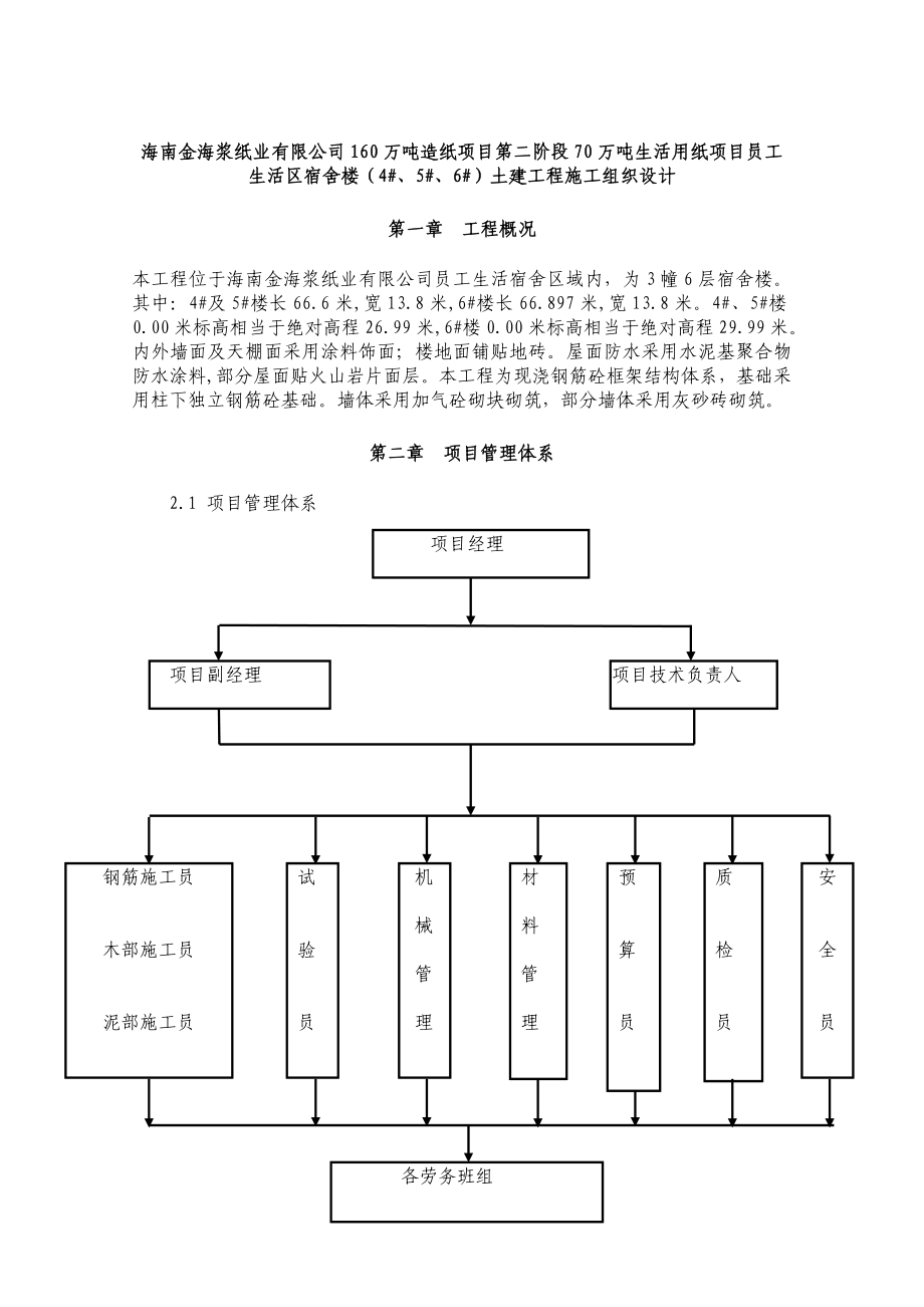 员工宿舍楼(4、5、6)施组.doc_第1页