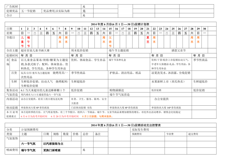 超市百货商场全策划促销计划方案.doc_第2页