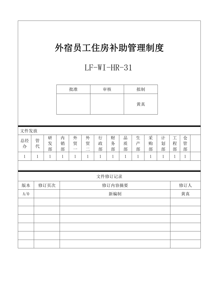 外宿员工住房补助管理制度.doc_第1页