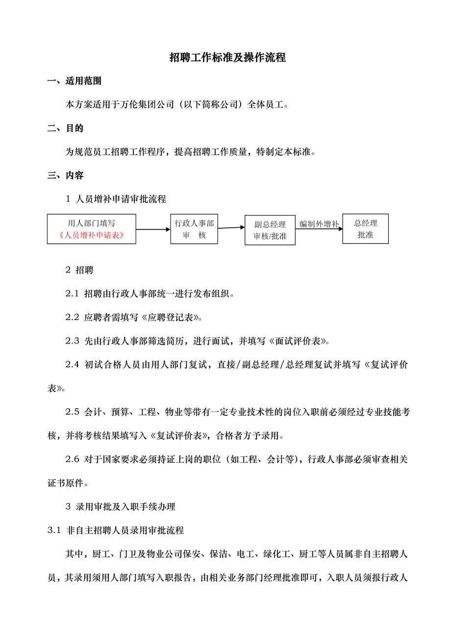 员工招聘标准及流程.doc_第1页