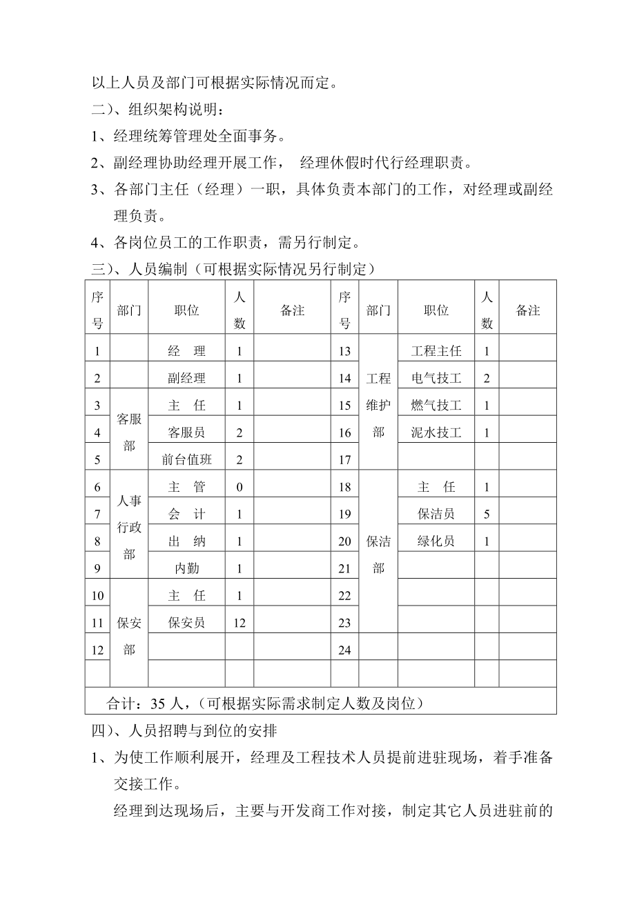 物业管理工作方案.doc_第3页