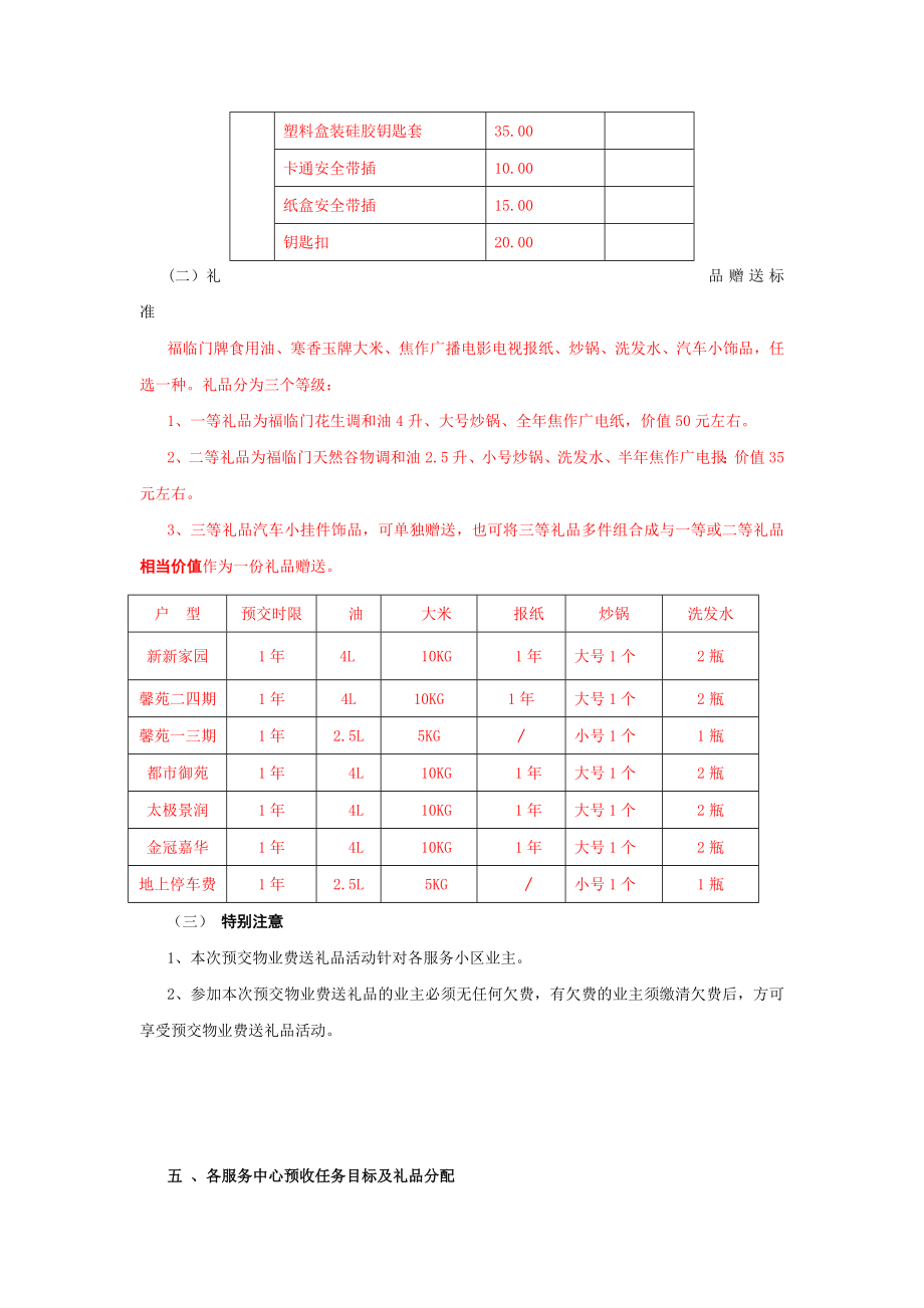 关于开展物业费送礼品活动方案.doc_第2页