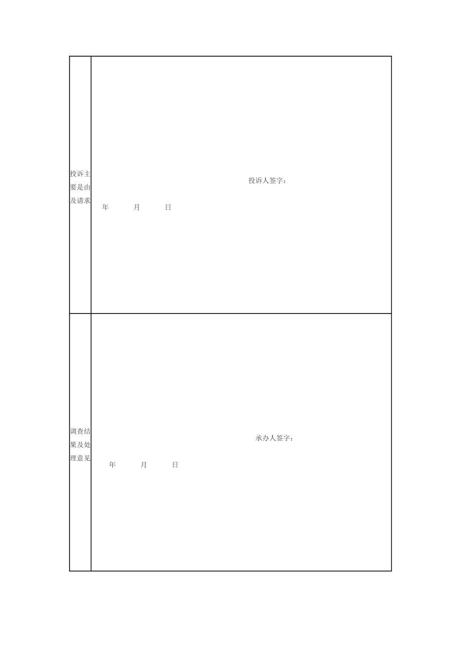 旅游投诉处理登记表.doc_第2页