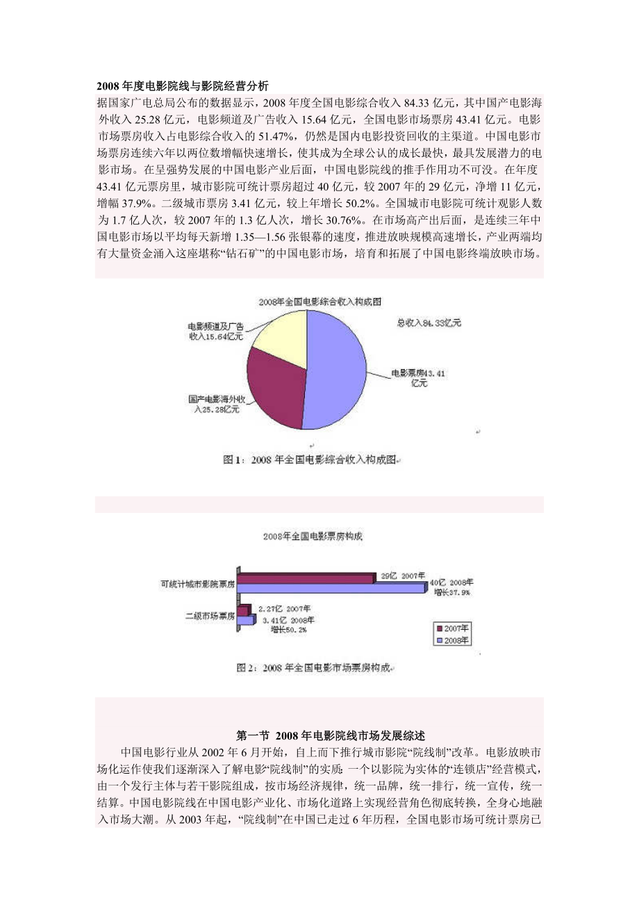 电影院线与影院经营分析.doc_第1页