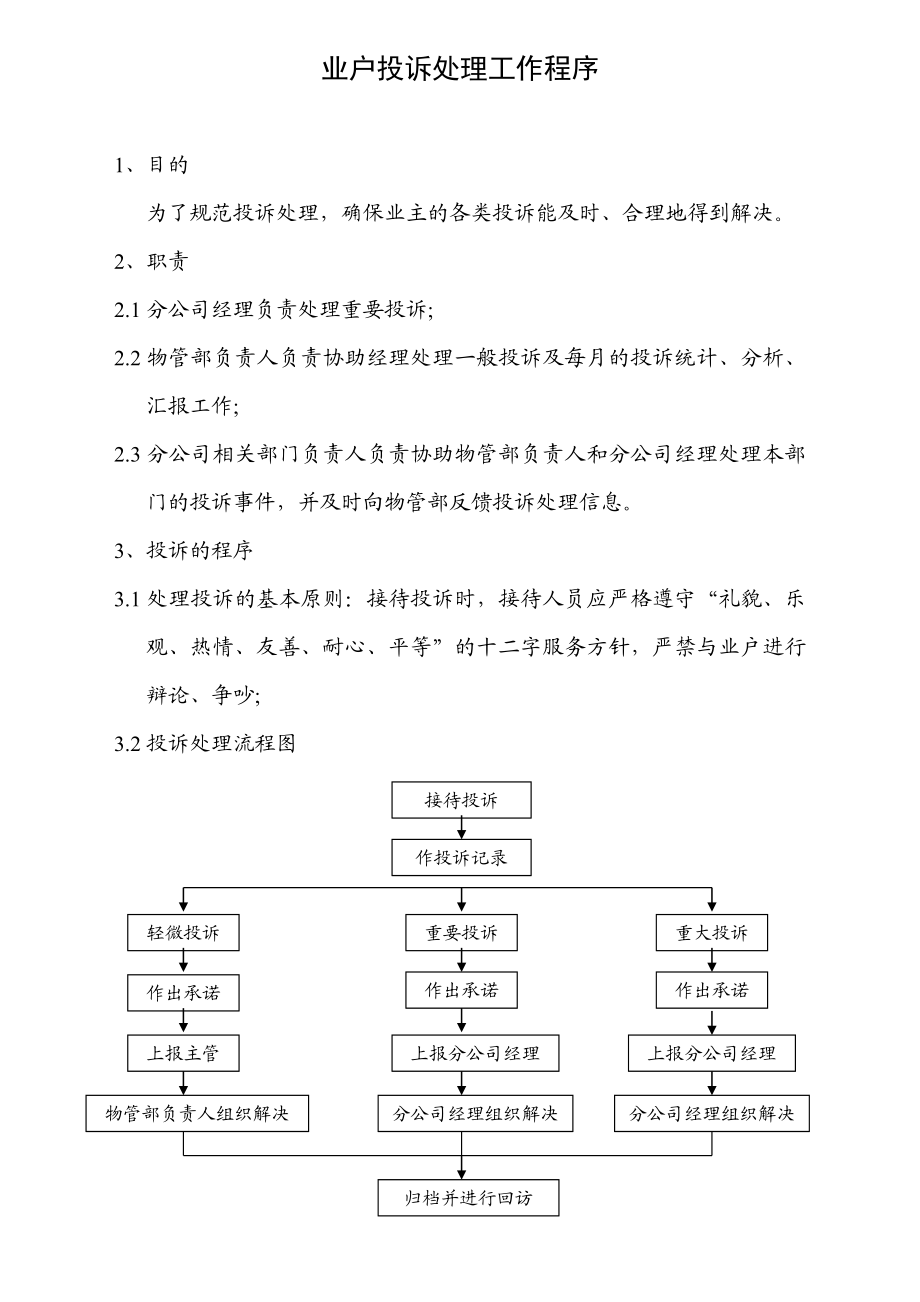 业户投诉处理工作程序.doc_第1页