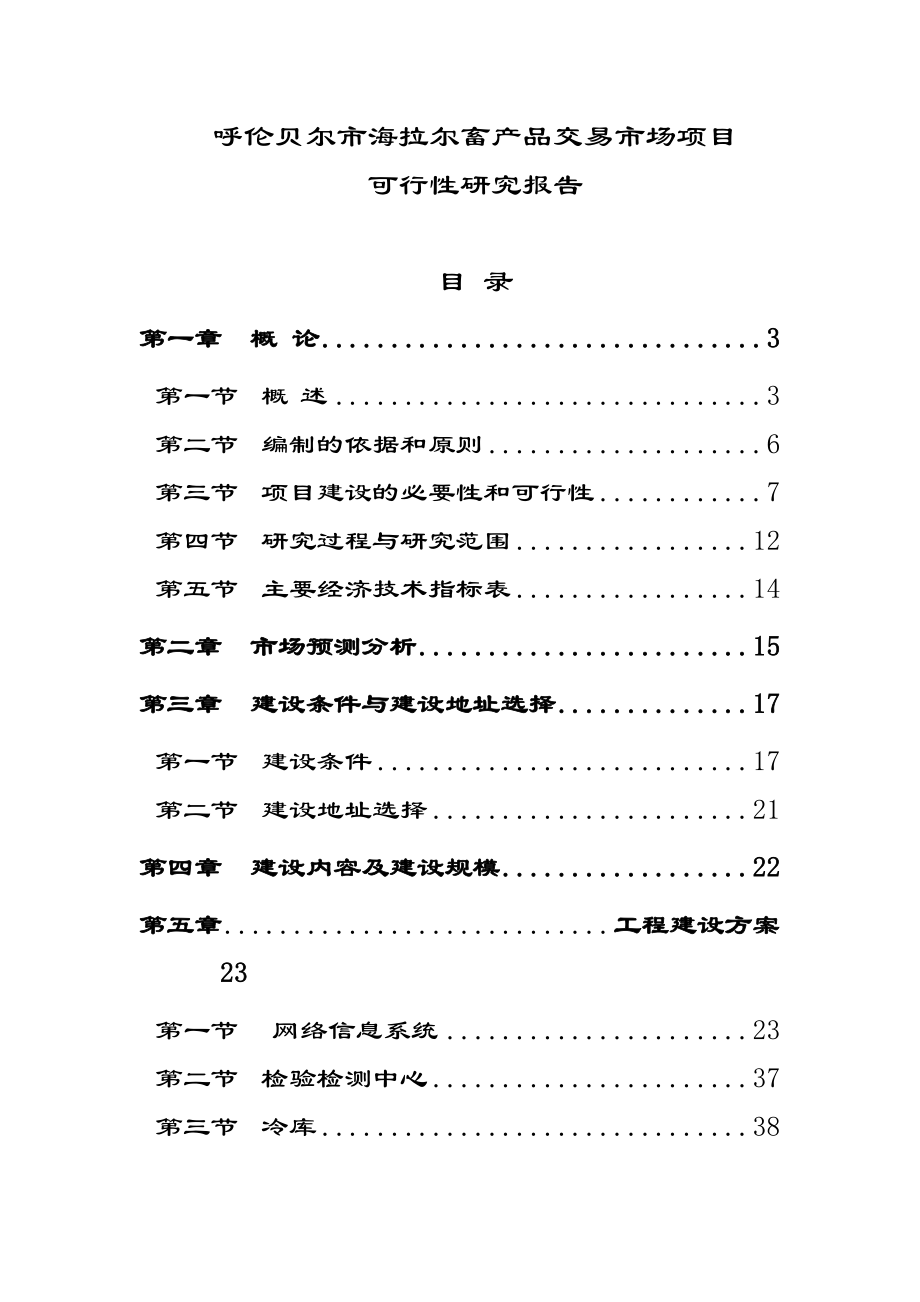 海拉尔批发市场可行性研究.doc_第1页