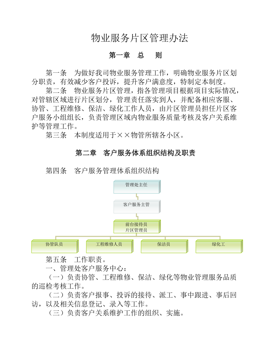 物业服务片区管理制度.doc_第1页