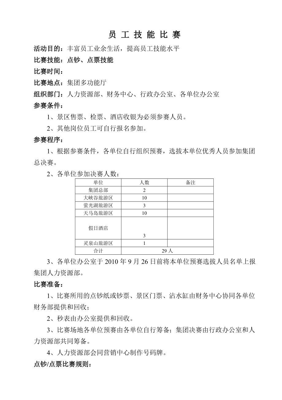 员工点票技能比赛.doc_第1页